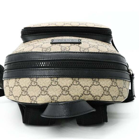 GUCCI Black Leather Backpack main image 5